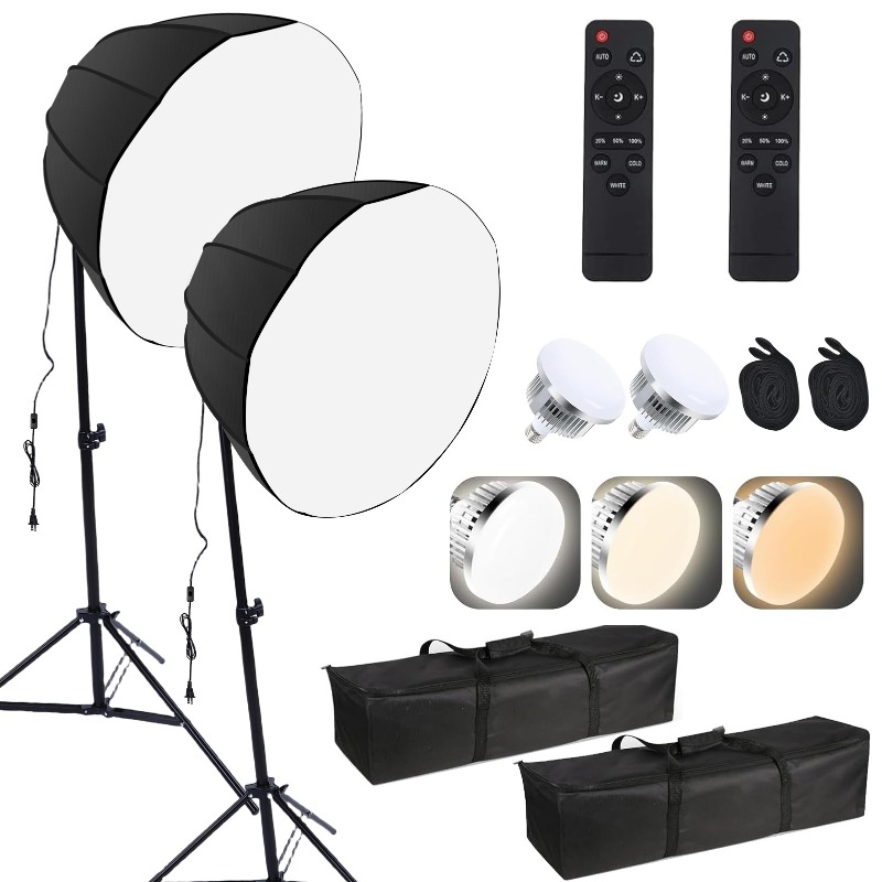 2 Sets Photography Lights Kit  - Photography Bulb 评论和价格