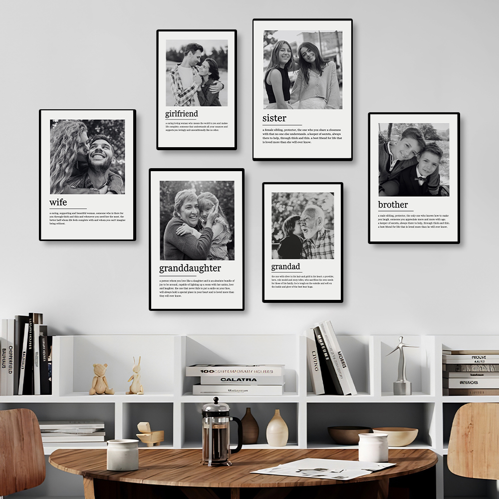 Custom Family Photo Canvas Pai - Photography Interior 评论和价格