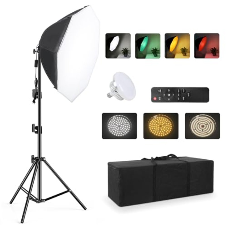 Continuous Lighting Kit for Ca - Photography Bulb 评论和价格