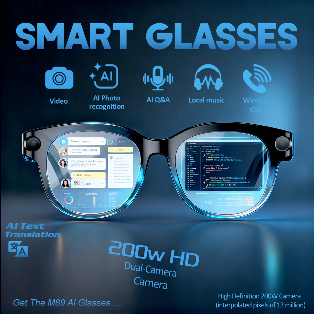 New 200W Camera AI Glasses For - Photography Translate 评论和价格