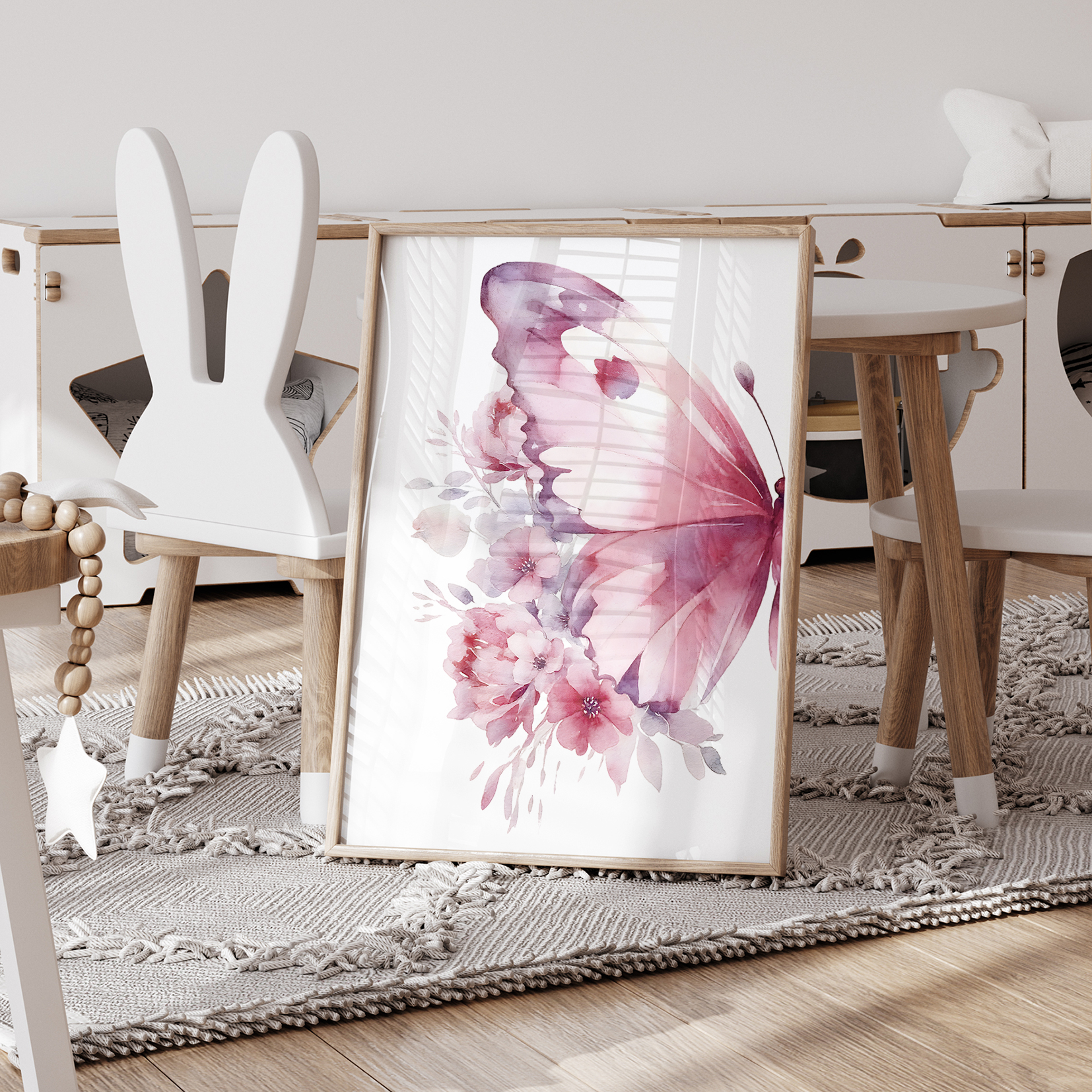 3pcs Cartoon Children Pink Lov - Photography Interior 评论和价格