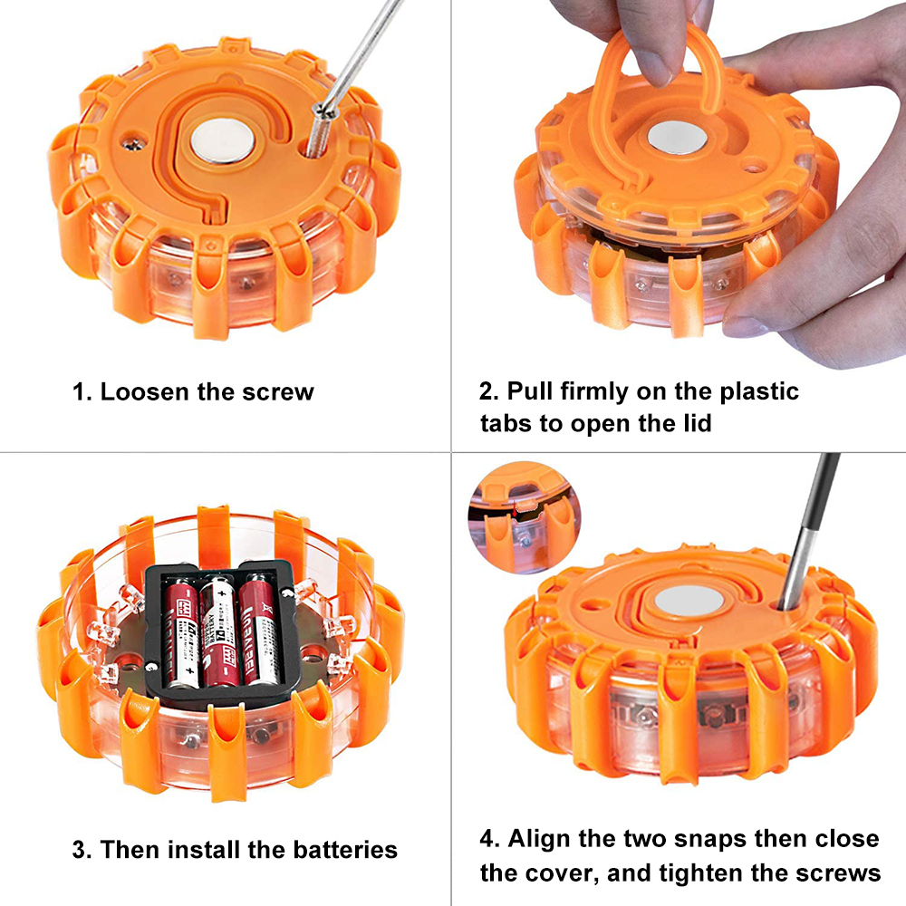 2Pcs 3Pcs 6Ppcs Car Emergency  - Photography Yellow Light 评论和价格