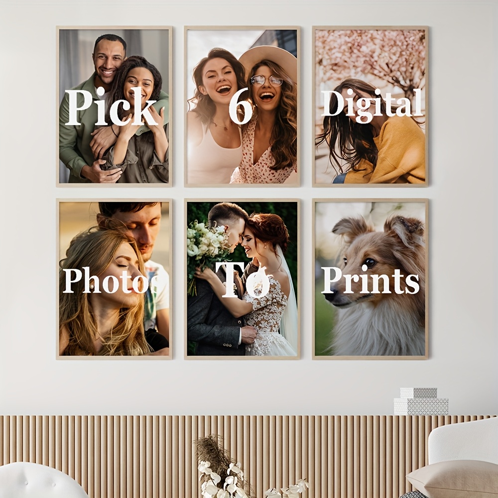 6pcs/set Custom Canvas Prints  - Photography Interior 评论和价格