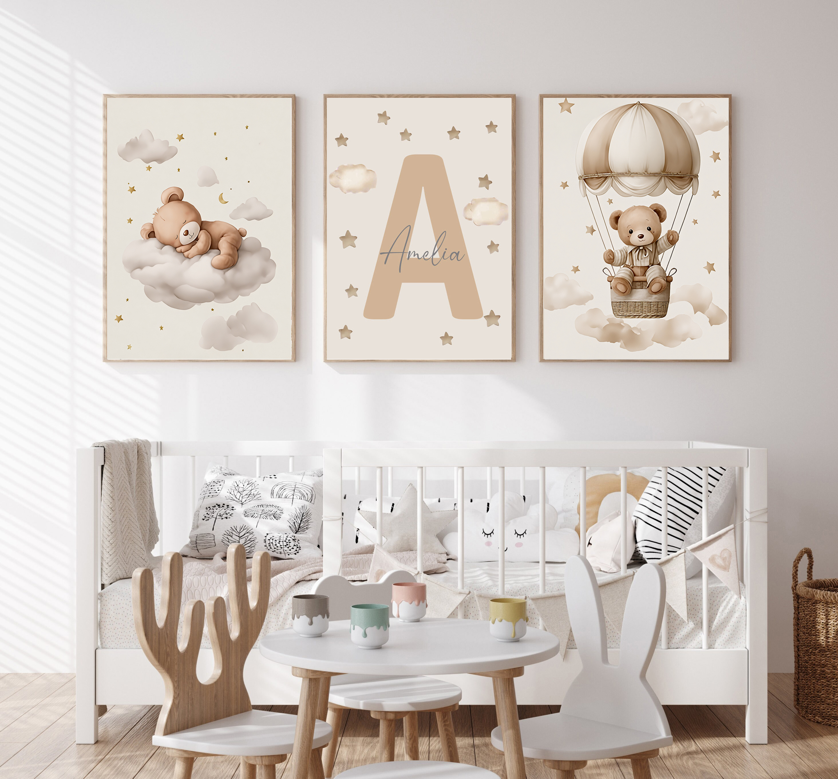 3pcs/set Bohemian Teddy Bear A - Photography Interior 评论和价格