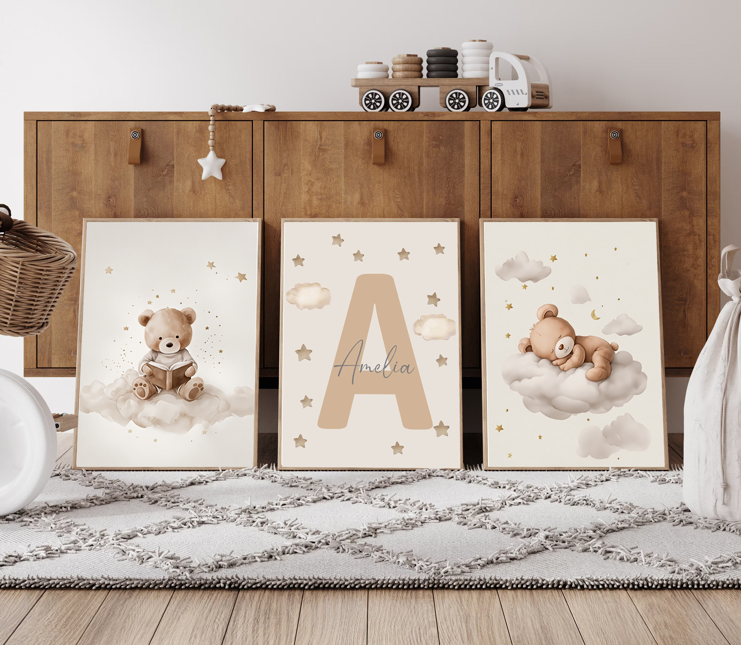 3pcs/set Bohemian Teddy Bear A - Photography Interior 评论和价格
